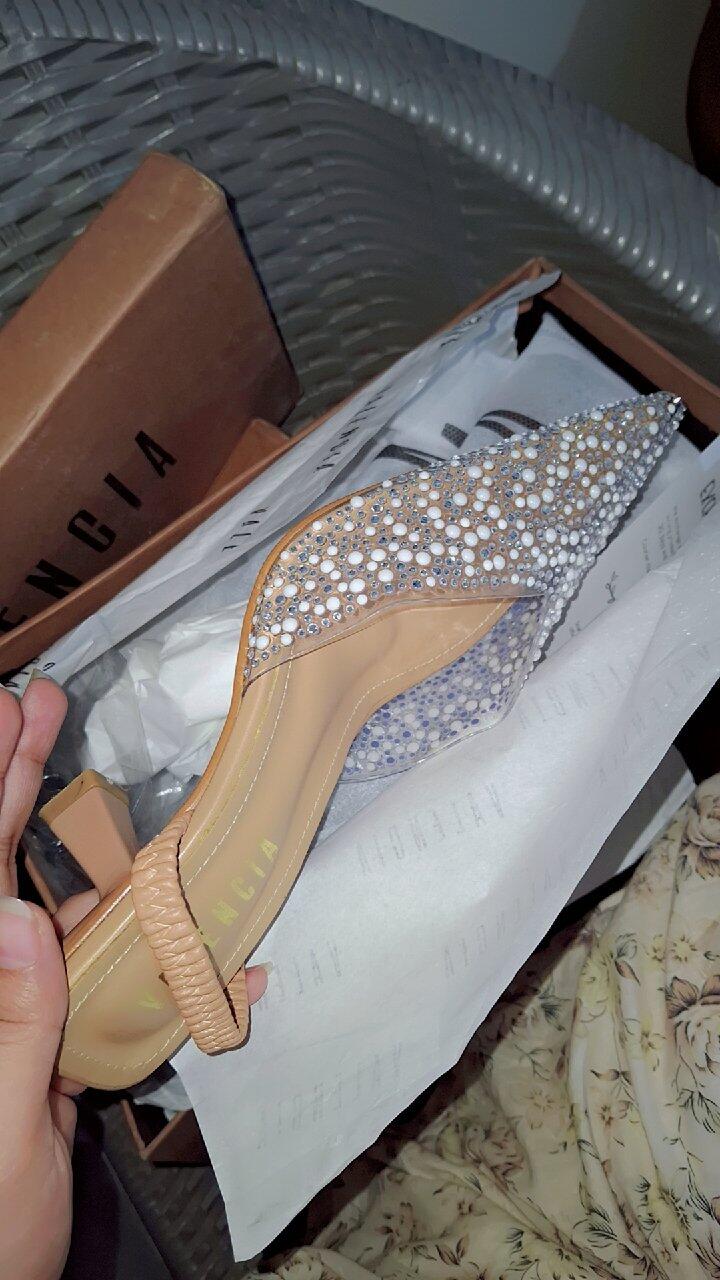 Nova Crystal Slingback Heel