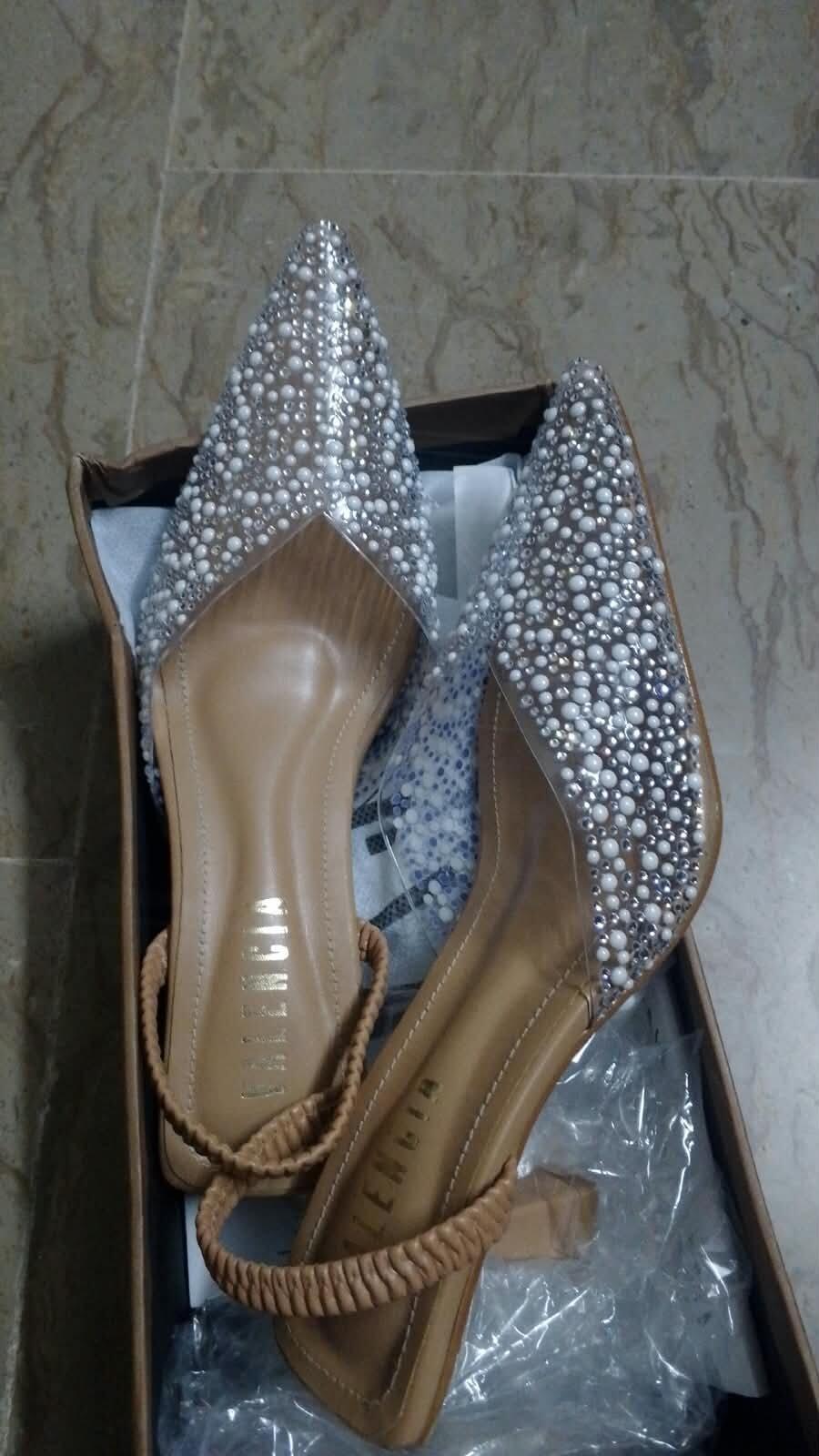 Nova Crystal Slingback Heel