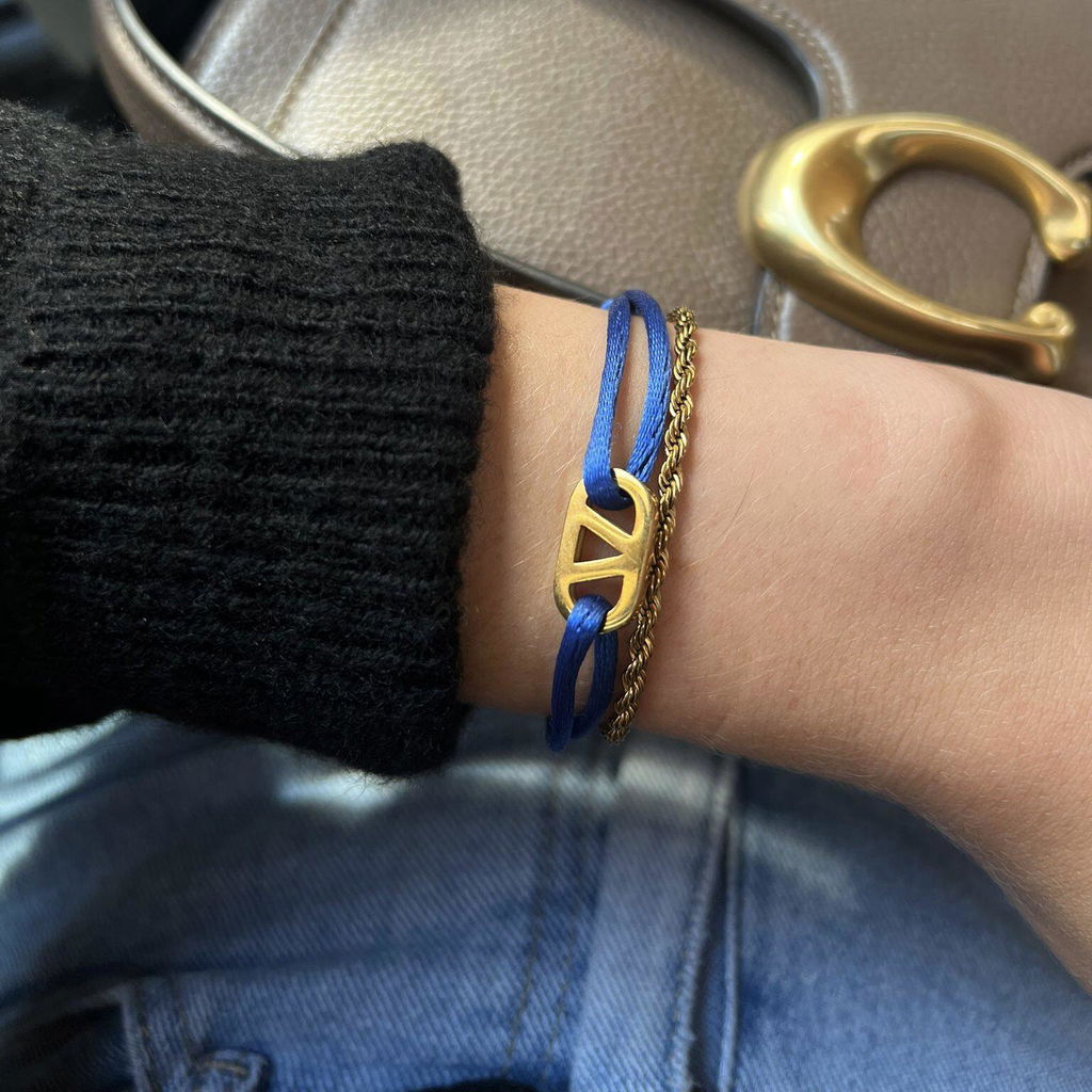 Valeur Satin bracelet Gold