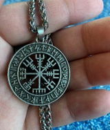 Viking Necklace - Vegvisir Runes