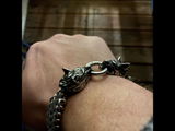 Viking Bracelet - Geri And Freki Wolves