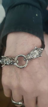 Viking Bracelet - Geri And Freki Wolves