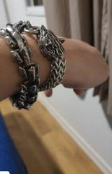 Viking Bracelet - Fenrir Norse Wolf