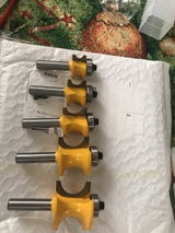 Bullnose Router Bits - 1/2" Shank