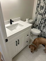 Hampton 36" Solid-Wood Vanity with Quartz Countertop