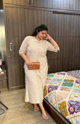 Sutra Stripe Maxi Dress