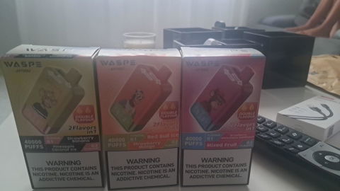 TRIO VIP Pack 3 Vapers 120.000 Puffs con pantalla led   – Sabor Maldivas | Larga Duración y Doble Sabor (Sin Nicotina)