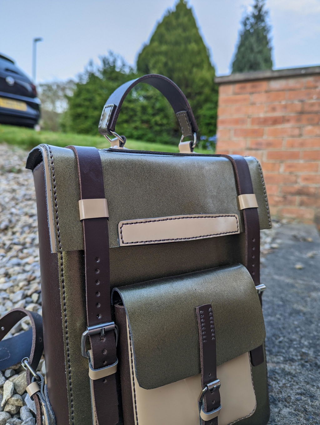 diy simple leather backpack Portable Pack Make your own backpack with our DIY leather bag making kit Arden Leather Backpack DIY kit