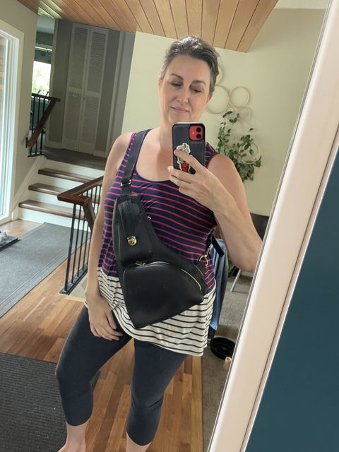 Leather Sling Bag, PDF Pattern and Instructional Video