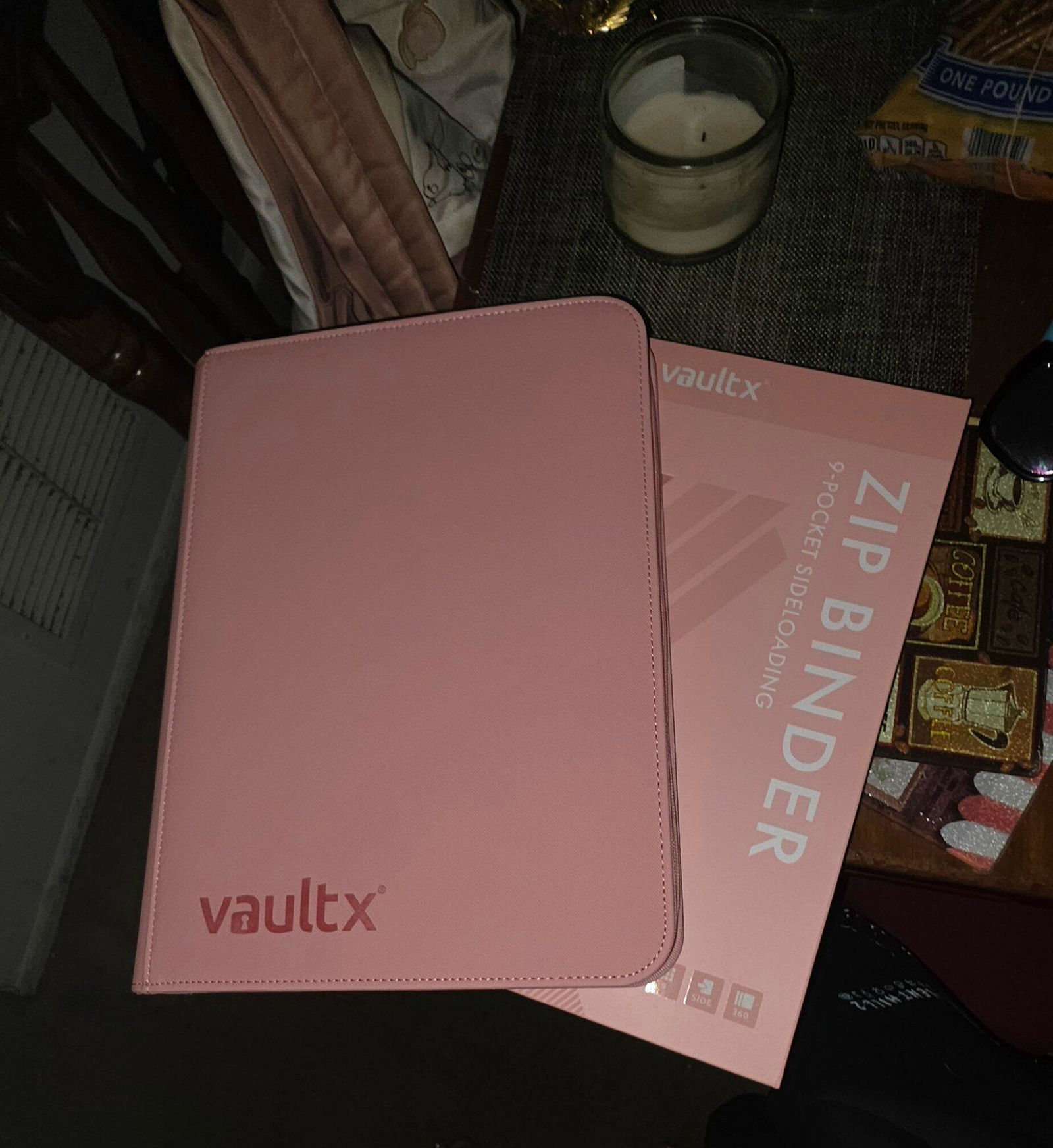 9-Pocket Exo-Tec® Zip Binder Just Pink – Vault X US