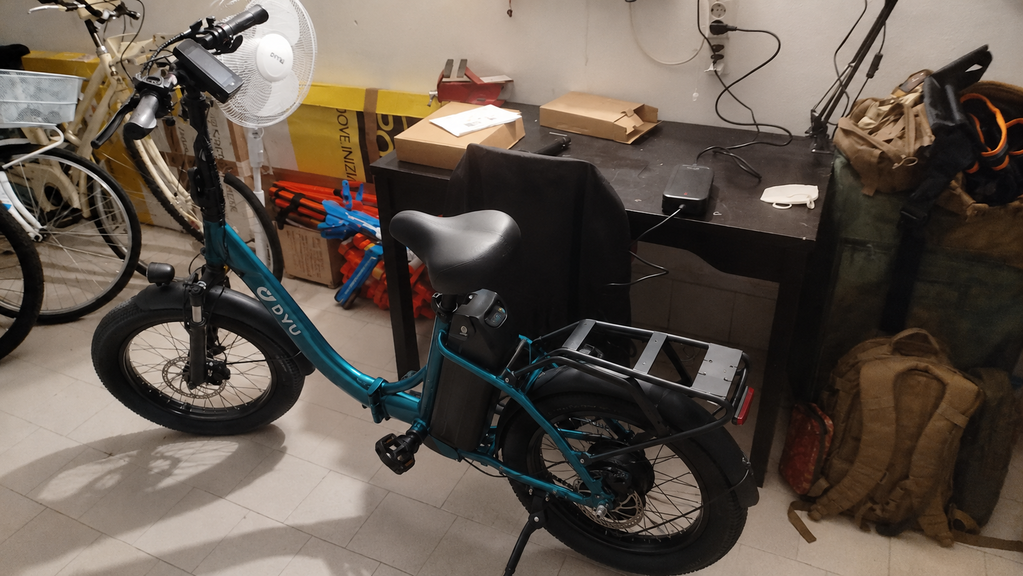 DYU C9 Bicicleta Eléctrica Plegable 20" | Hasta 150 km de Autonomía
