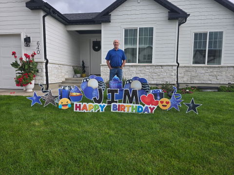 Birthday Flair Yard Decoration Accessories