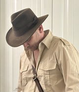 Officially Licensed Timary Crushable ProvatoKnit Safari Fedora Hat