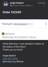 Angie B. review photo