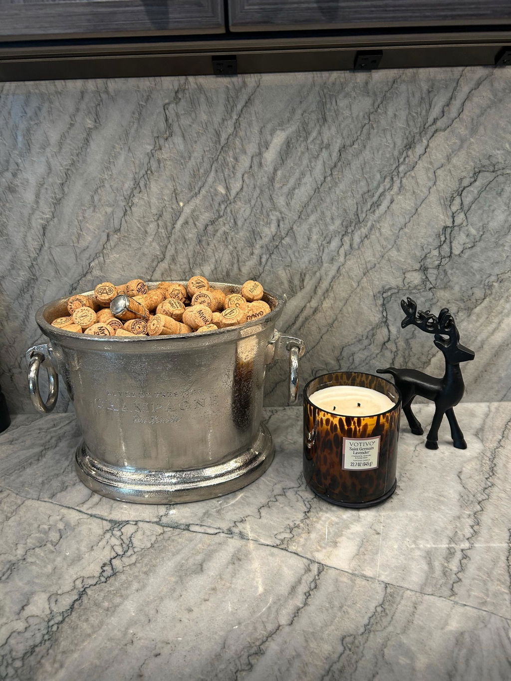 Great Gatsby Raw Cast Engraved Champagne Ice Bucket