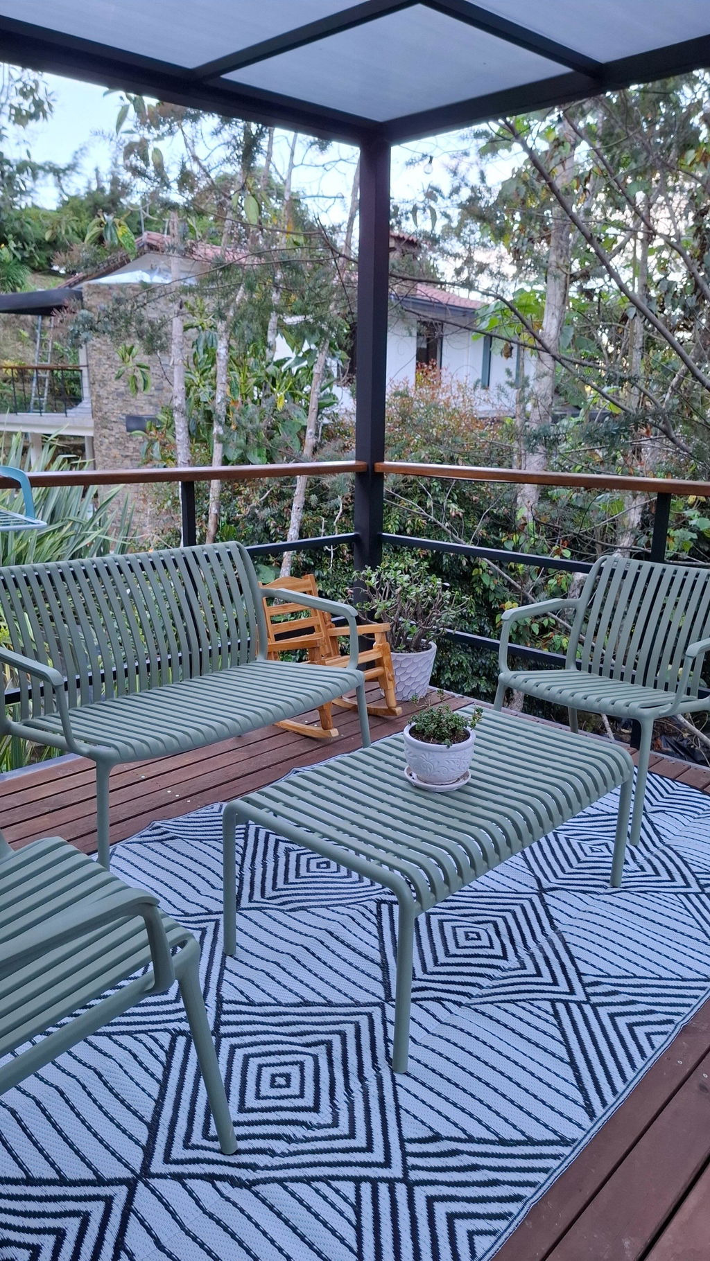 Sala de Exterior Malfa, Verde Olivo