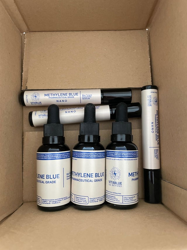 VitaBlue Methylene Blue Drops | 30ml | USP Grade