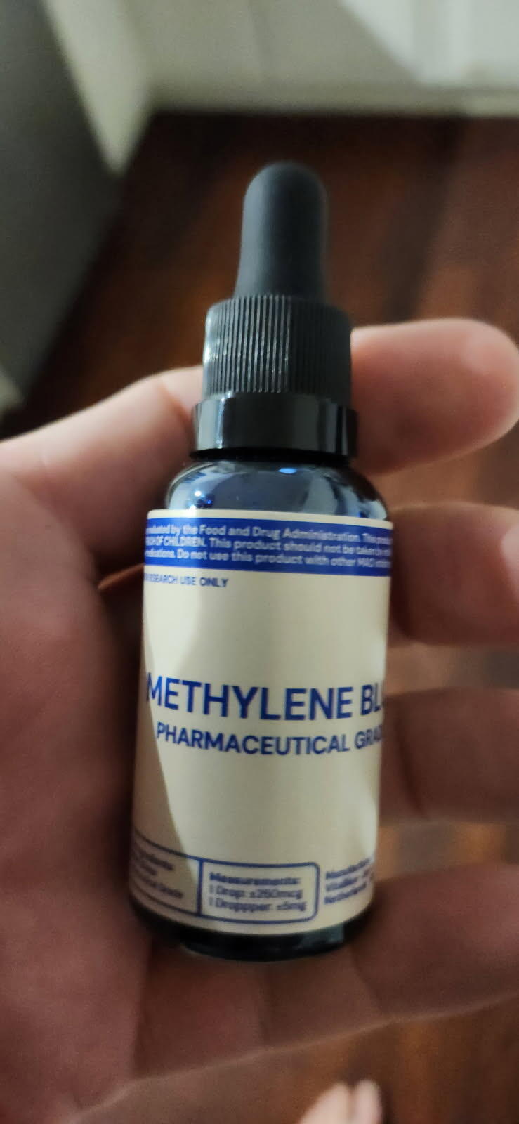 VitaBlue Methylene Blue Drops | 30ml | USP Grade