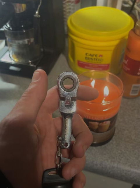 JDM 10mm Ratchet Keychain Tool
