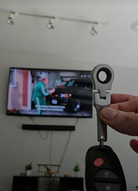 JDM 10mm Ratchet Keychain Tool