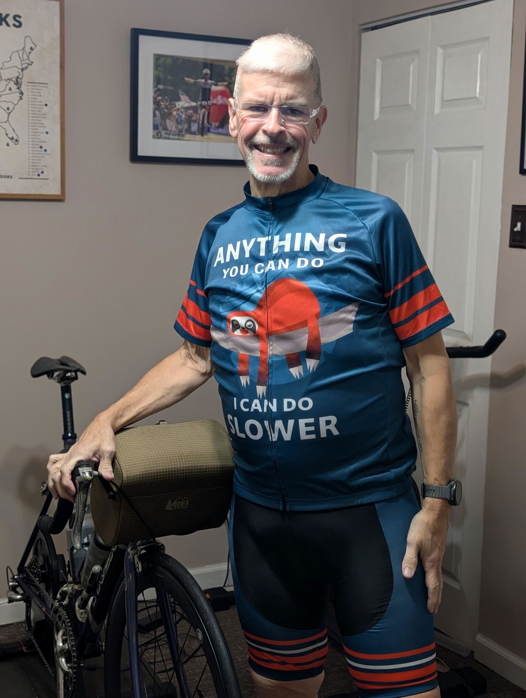 Anything You Can Do I Can Do Slower – Cycling Jersey