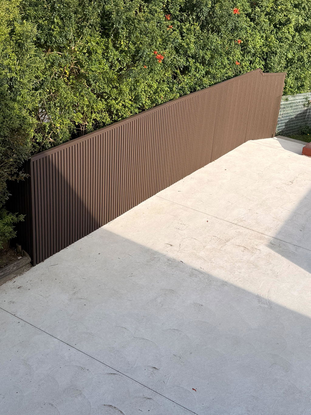 Walnut Outdoor Slat Wall Panel