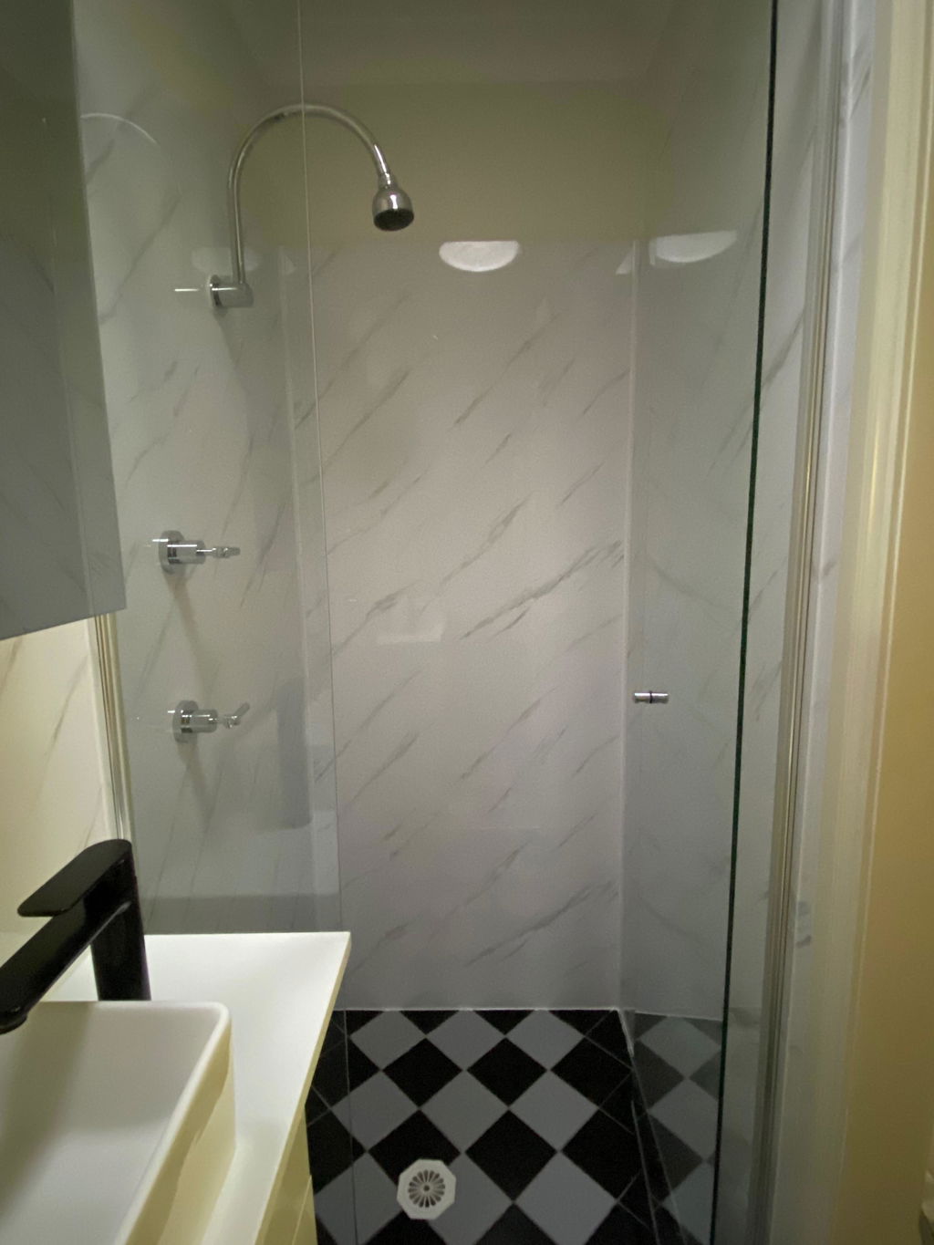 Bianco Carrara Marble Bathroom Wall Panel