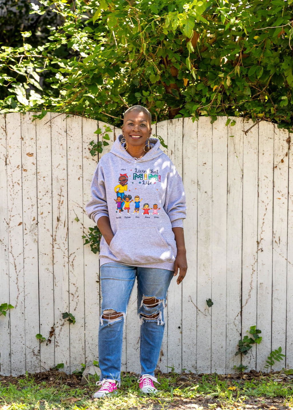 I absolutely  LOVE my shirts. I purchased  a t-shirt and hoodie. I posted my pics  on Grandparents  Day and everyone  loved them!