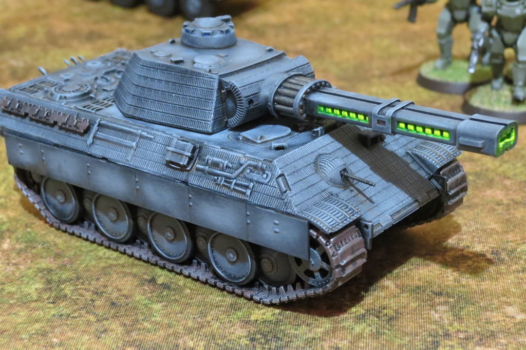 Panther-X with light Schienenkanone – Warlord Games US & ROW