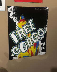 FREE CONGO - Congo Poster