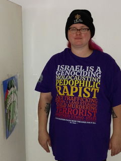 GENOCIDING ETHNO-STATE - PALESTINE GRAPHIC TEE