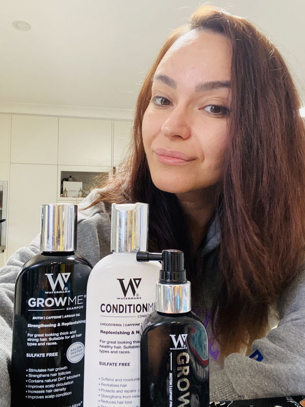 Shampoo for damaged hair results: customer photo shared by Kamala