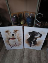 Personalisiertes Aquarell Portrait vom eigenen Haustier