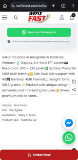 Nokia 150 fake review photo