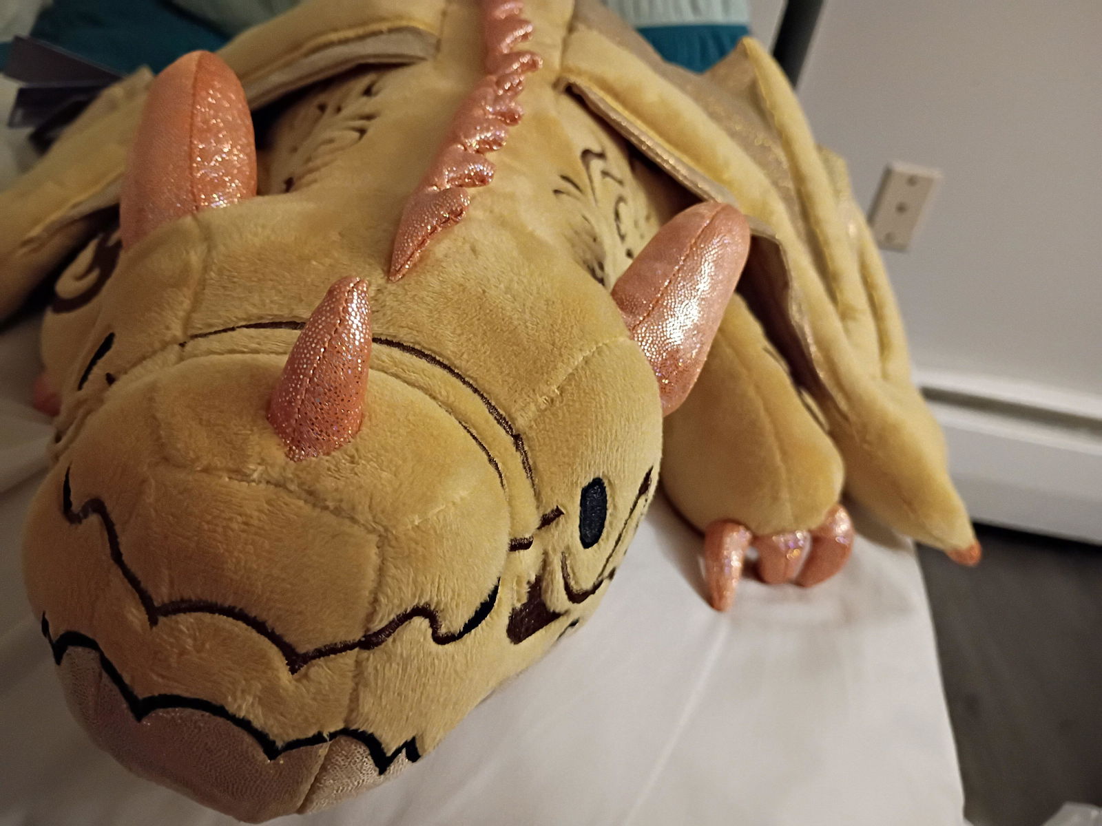Weighted Gold Dragon Plush | Weighted Wildlife