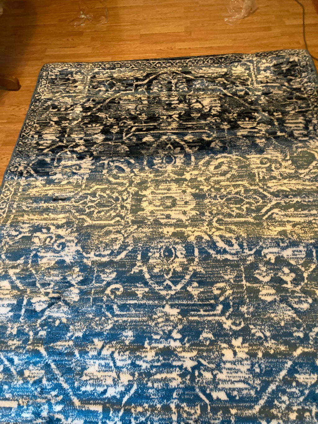 Disa Vintage Medallion Light Blue Soft Rug By Chill Rugs in a customer review