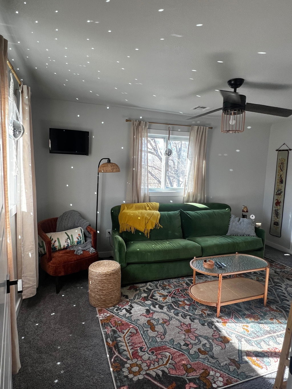 Gwendolyn Blush Bohemian Oriental Medallion Rug in a customer review