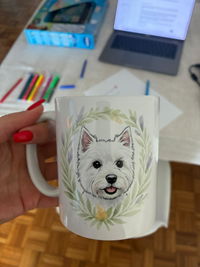 Mug "Dog with Leaf Crown"