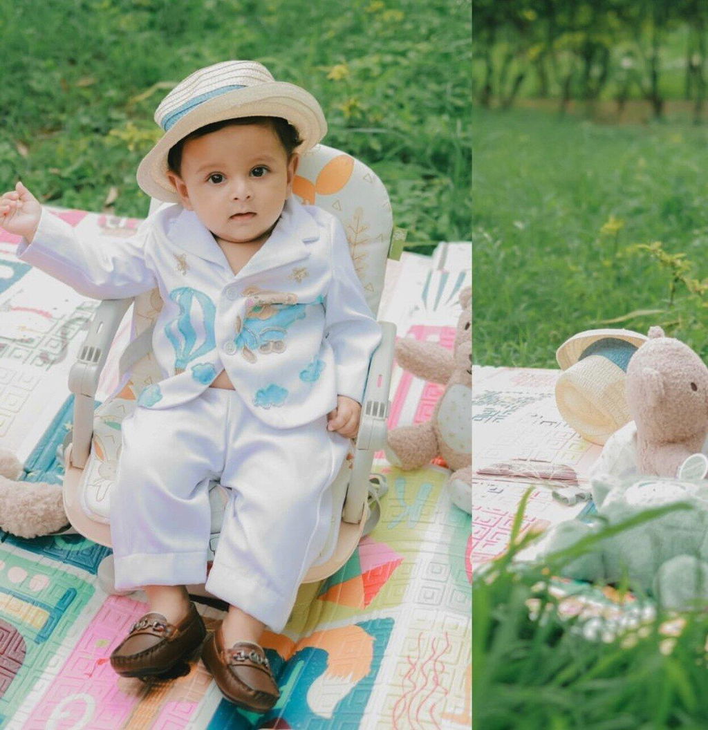 Pre Order: Teddy Sky Blazer Set