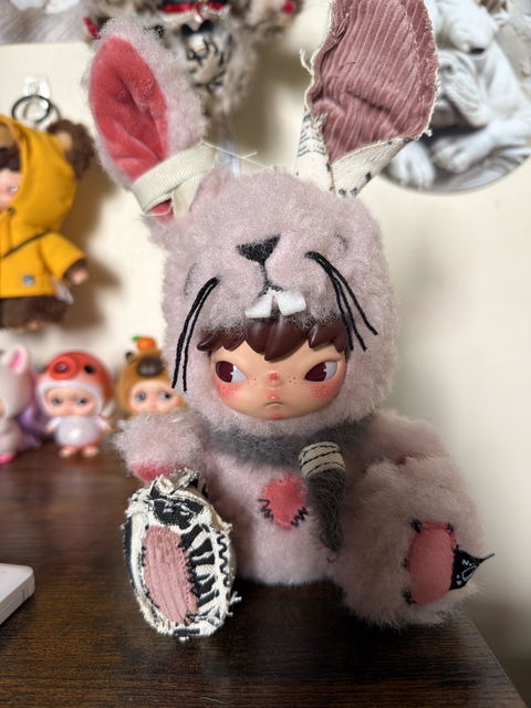 POP MART Hirono Little Hare Plush Doll Pendant