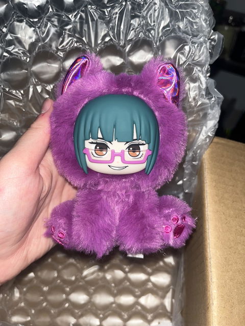 Jujutsu Kaisen Sitting Cat Party Series Plush Pendant Blind Box
