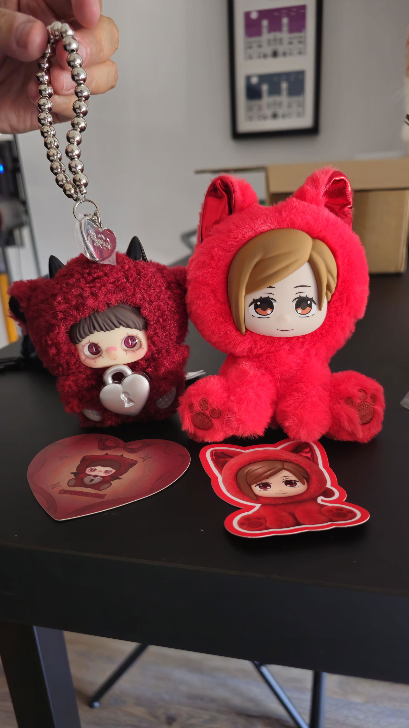 POP MART Hirono × Kodak Little Bear Vinyl Plush Pendant Hanging