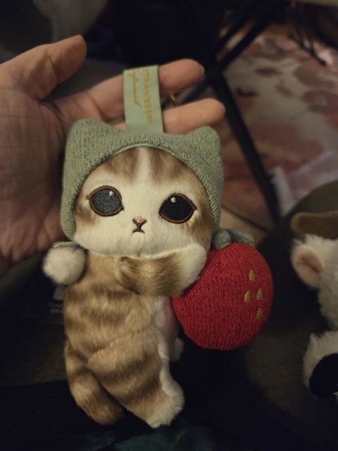 Mofusand MERCI STRAWBERRY Series Plush Pendant (PRE-ORDER)