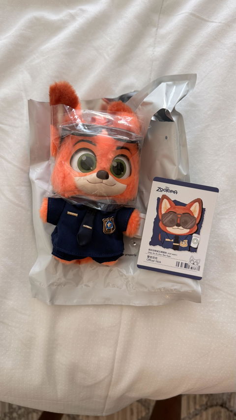 POP MART DSN Zootopia Ace Duo Series Plush Pendant Blind Box