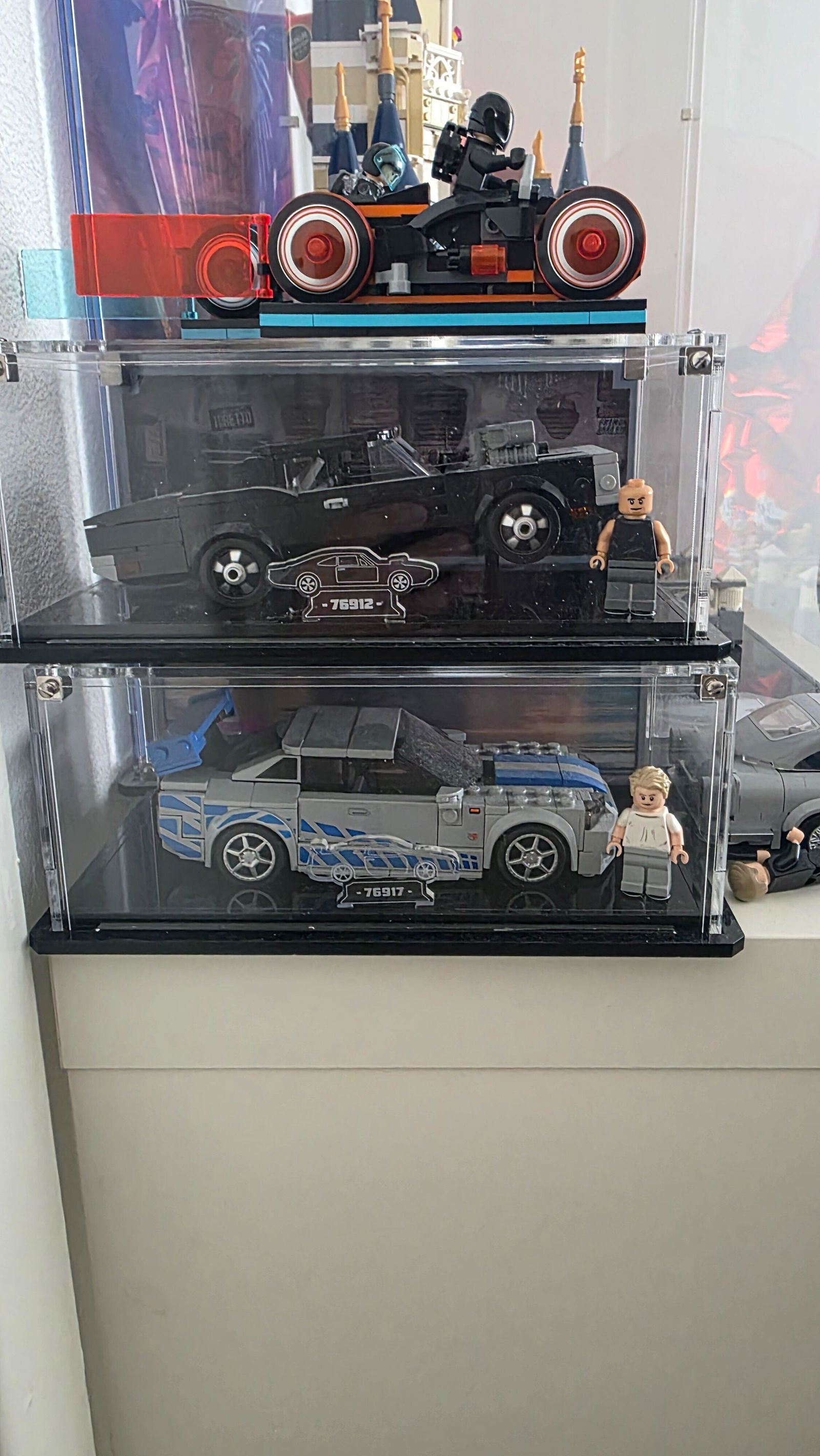 Display Case for LEGO Fast & Furious 1970 Dodge Charger R/T 76912