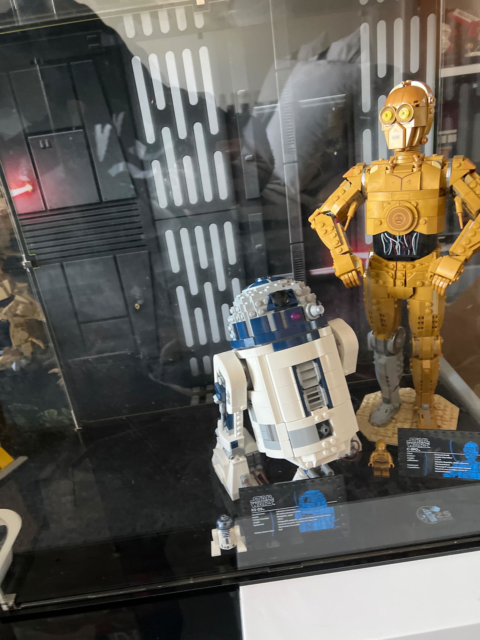 Display Case for LEGO Star Wars Chewbacca, C-3PO and R2-D2 75371