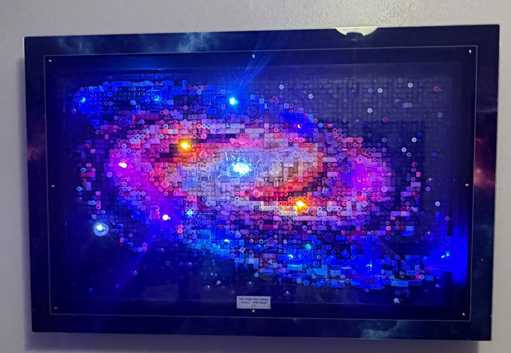 Wall Mounted Display Case for LEGO® Art: The Milky Way Galaxy (31212)
