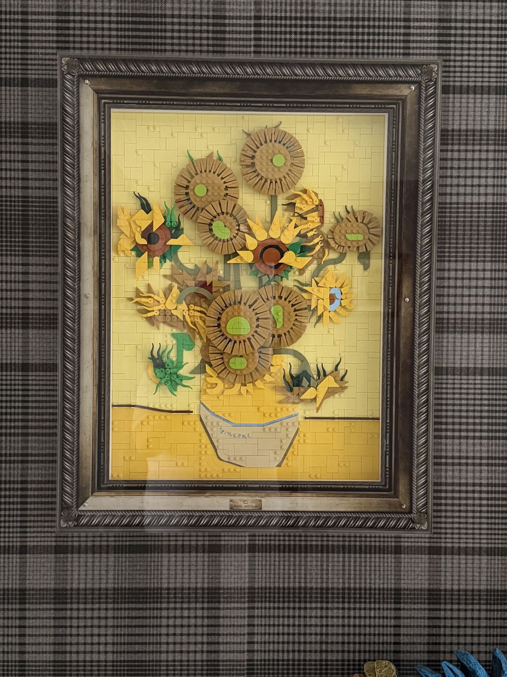 Wall Mounted Display Case for LEGO® Art: Vincent van Gogh - Sunflowers (31215)