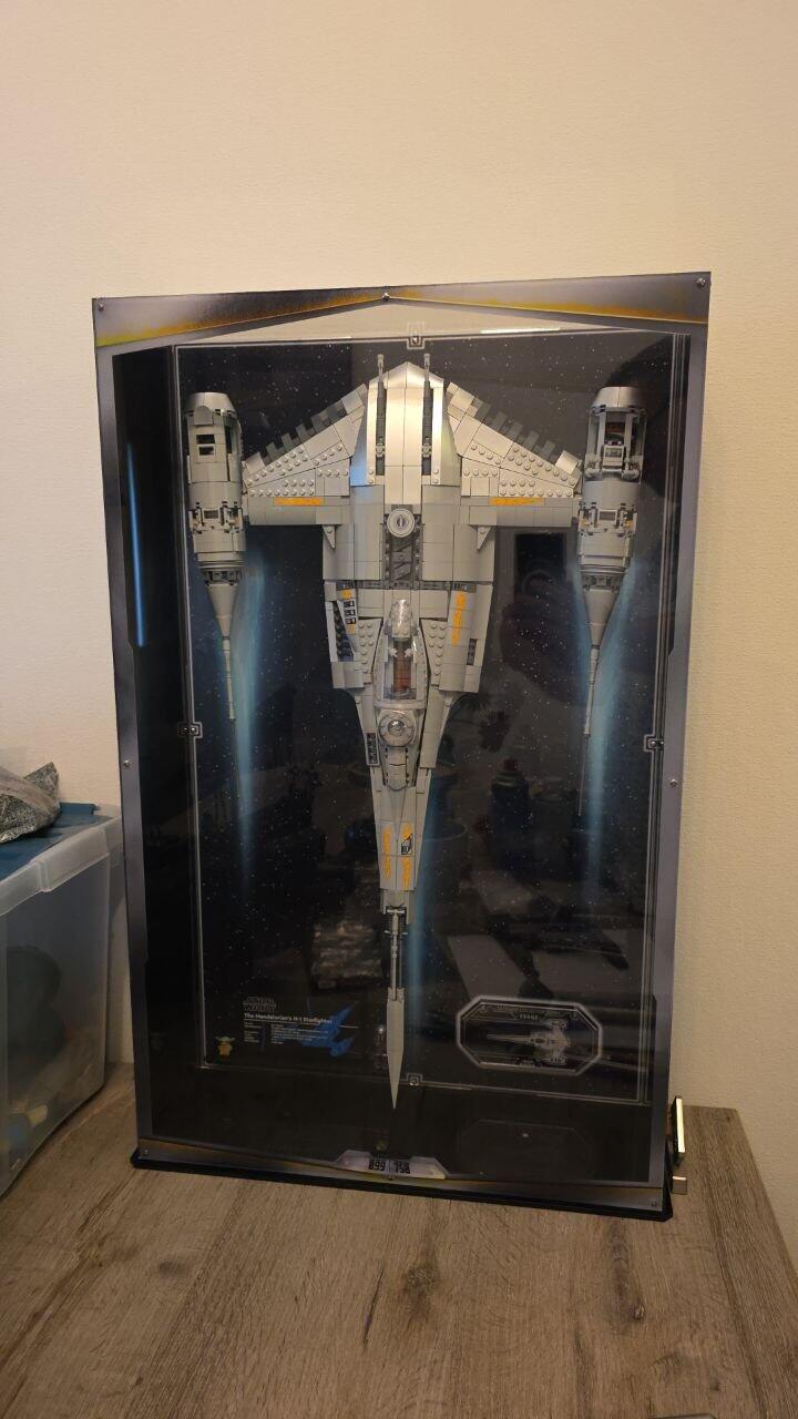 Limited Edition Wall Mountable Display Case for LEGO® Star Wars™ The Mandalorian's N-1 Starfighter™ (75442)