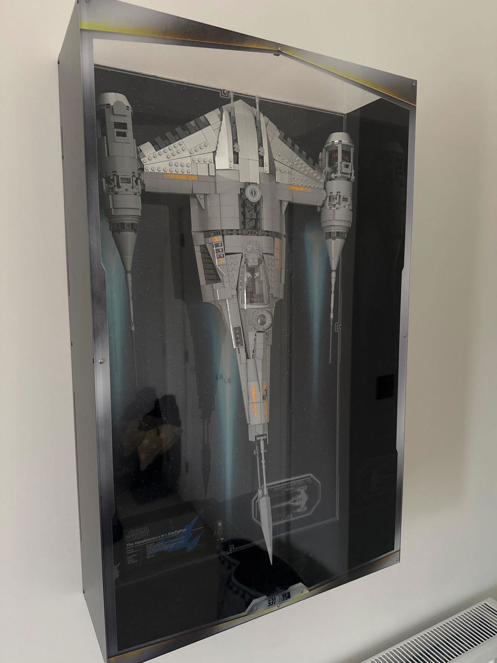 Limited Edition Wall Mountable Display Case for LEGO® Star Wars™ The Mandalorian's N-1 Starfighter™ (75442)